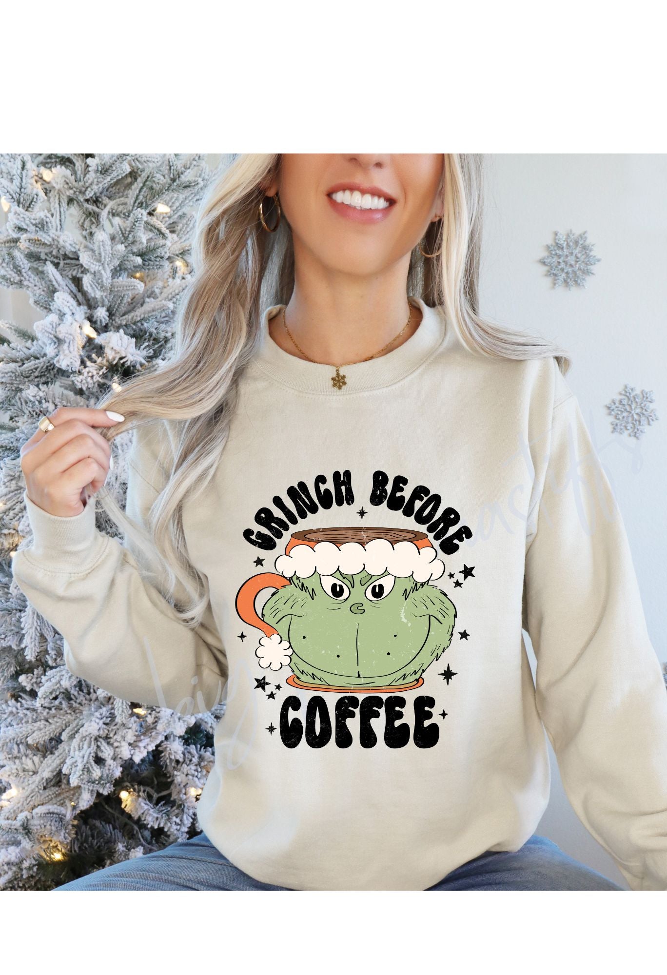 Grinch Before Coffee (Options) T Shirt/Sweatshirt