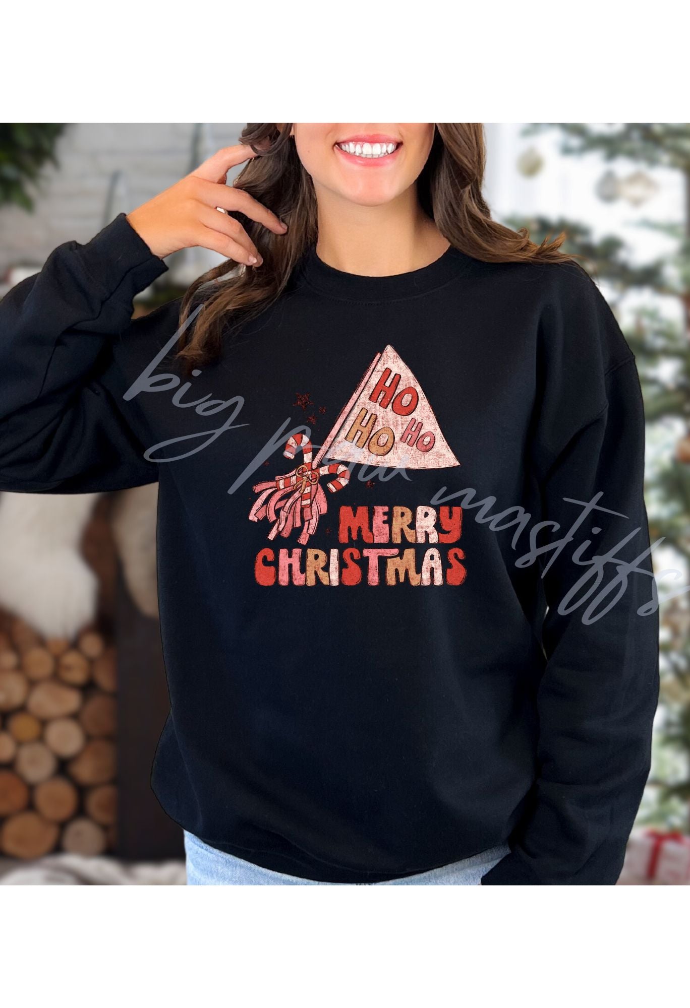 Ho Ho Ho Merry Christmas Flag (options) T Shirt/Sweatshirt