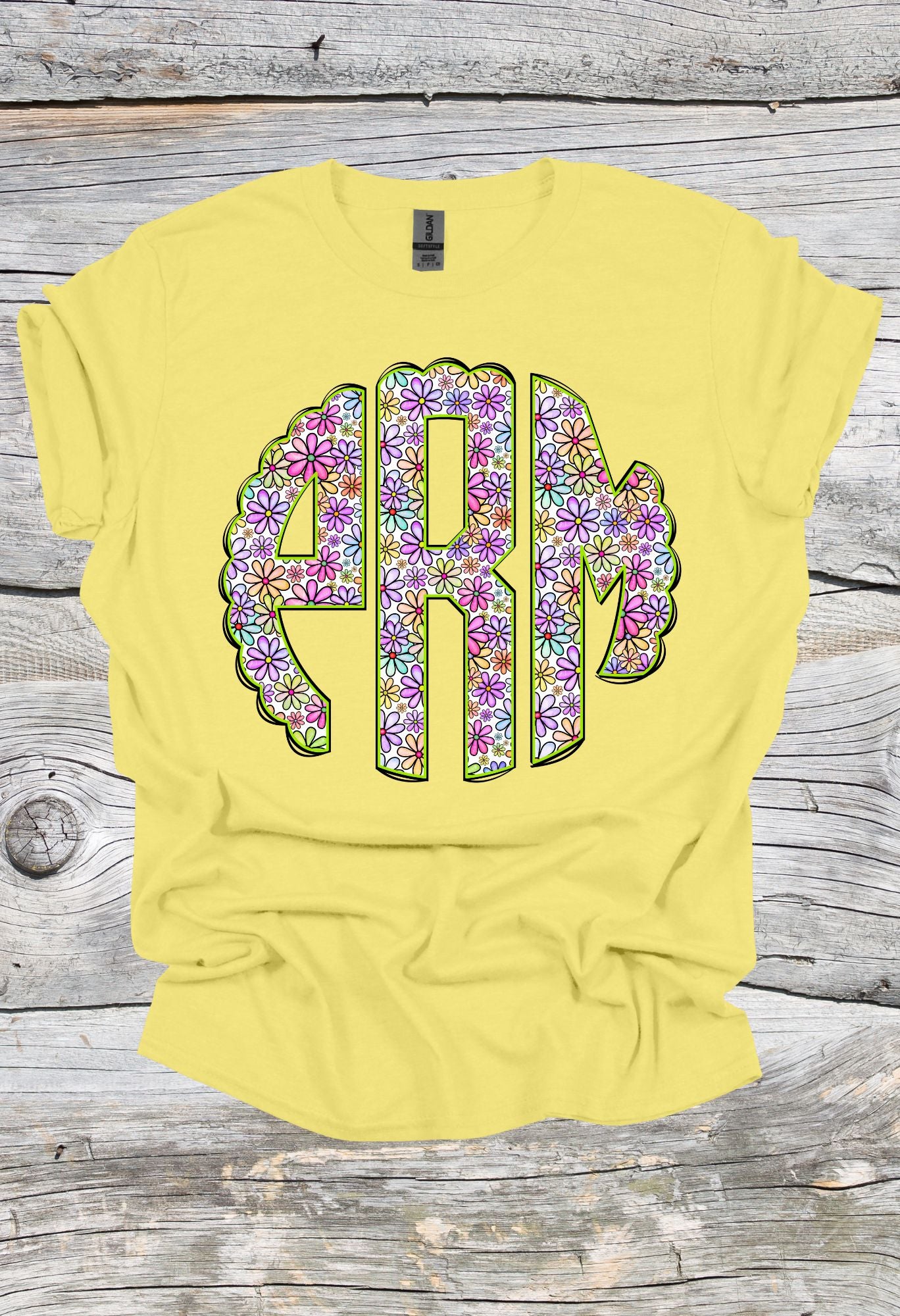 Scallop Monogram Bright T Shirt