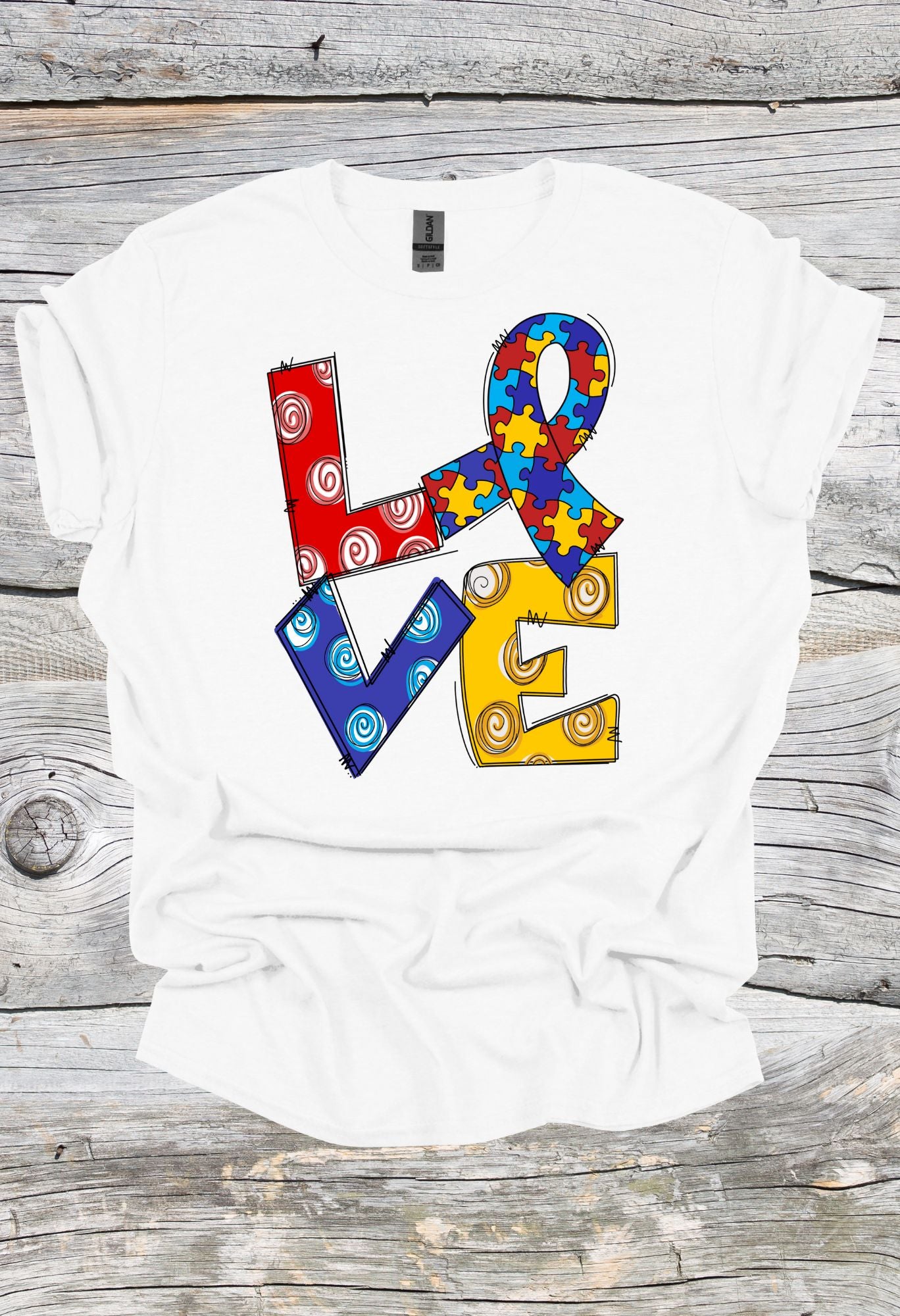 Autism LOVE T Shirt