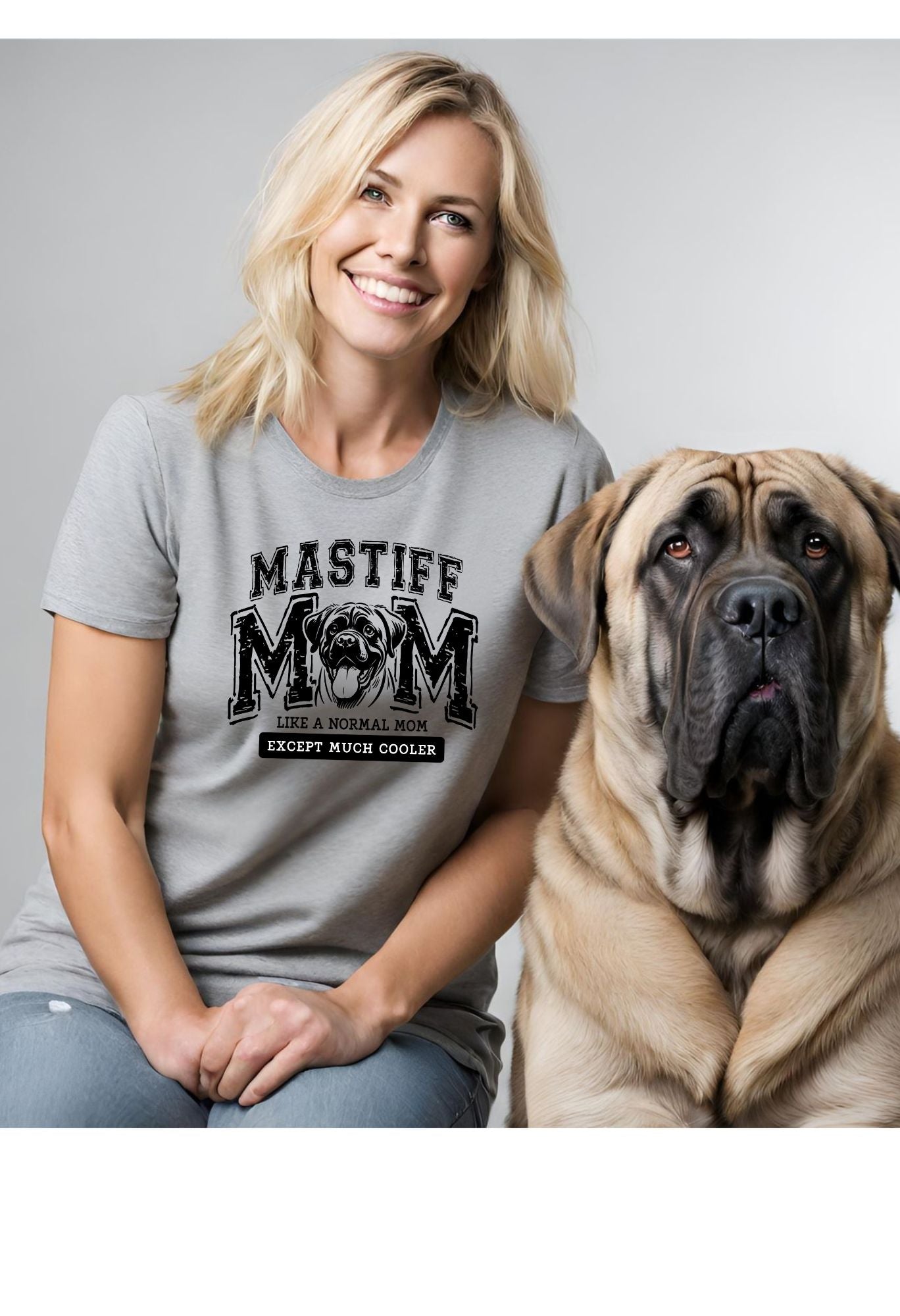 Mastiff Mom T Shirt