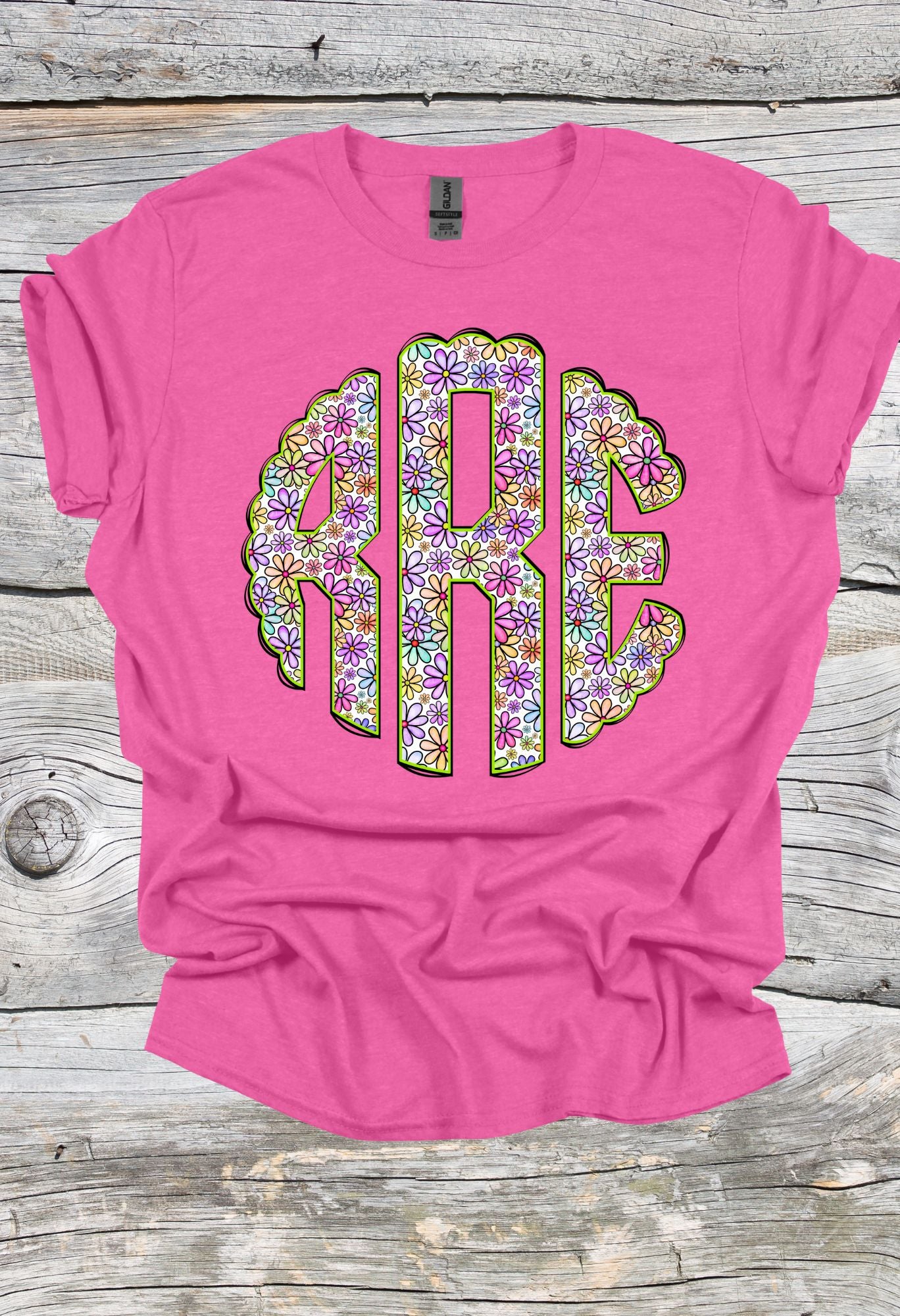 Scallop Monogram Bright T Shirt