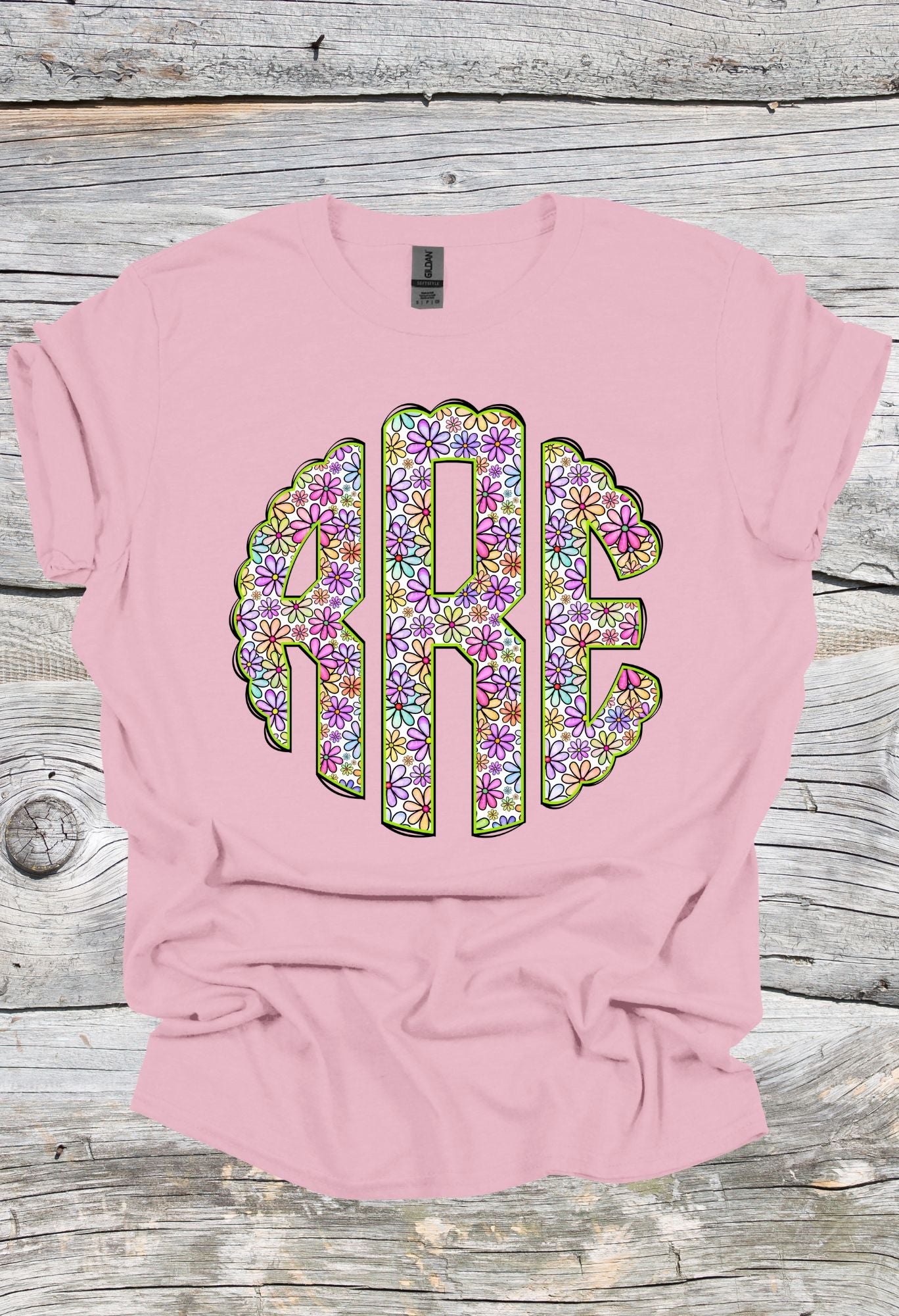 Scallop Monogram Bright T Shirt