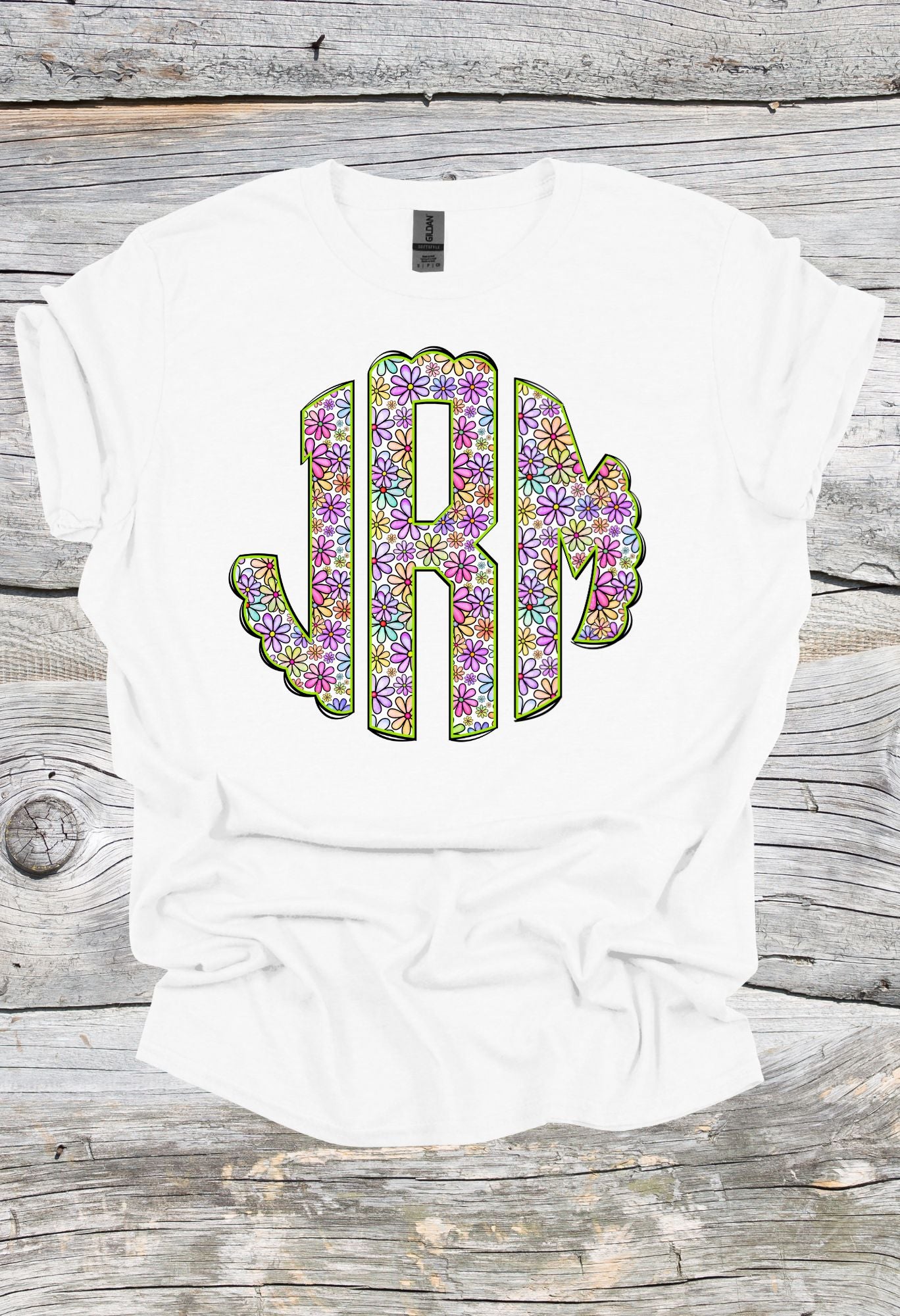 Scallop Monogram Bright T Shirt