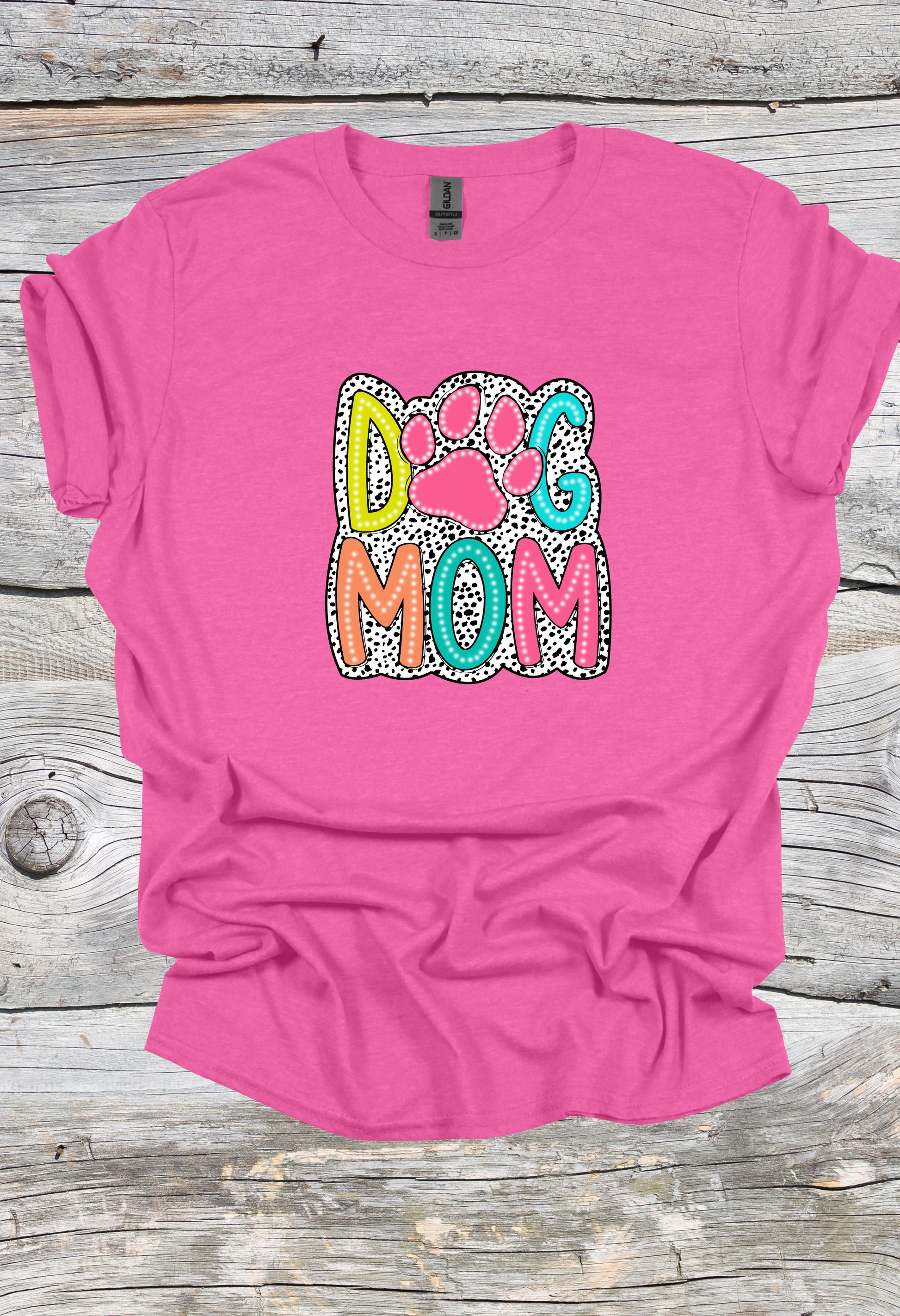 Dog Mom Dalmatian T Shirt