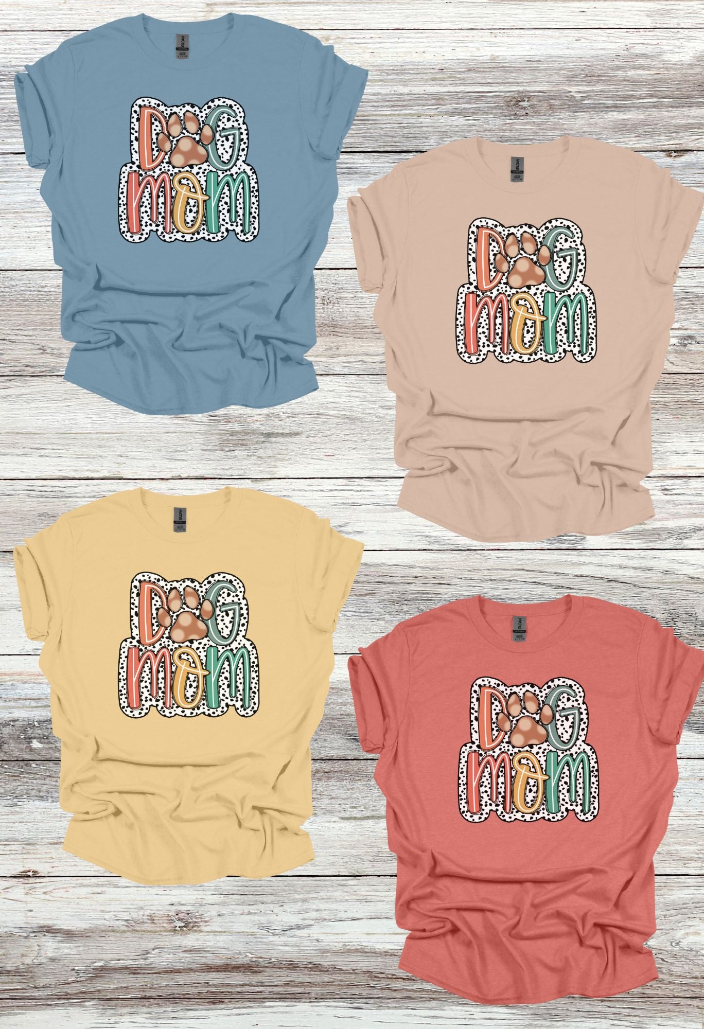 Dog Mom Paw T Shirt