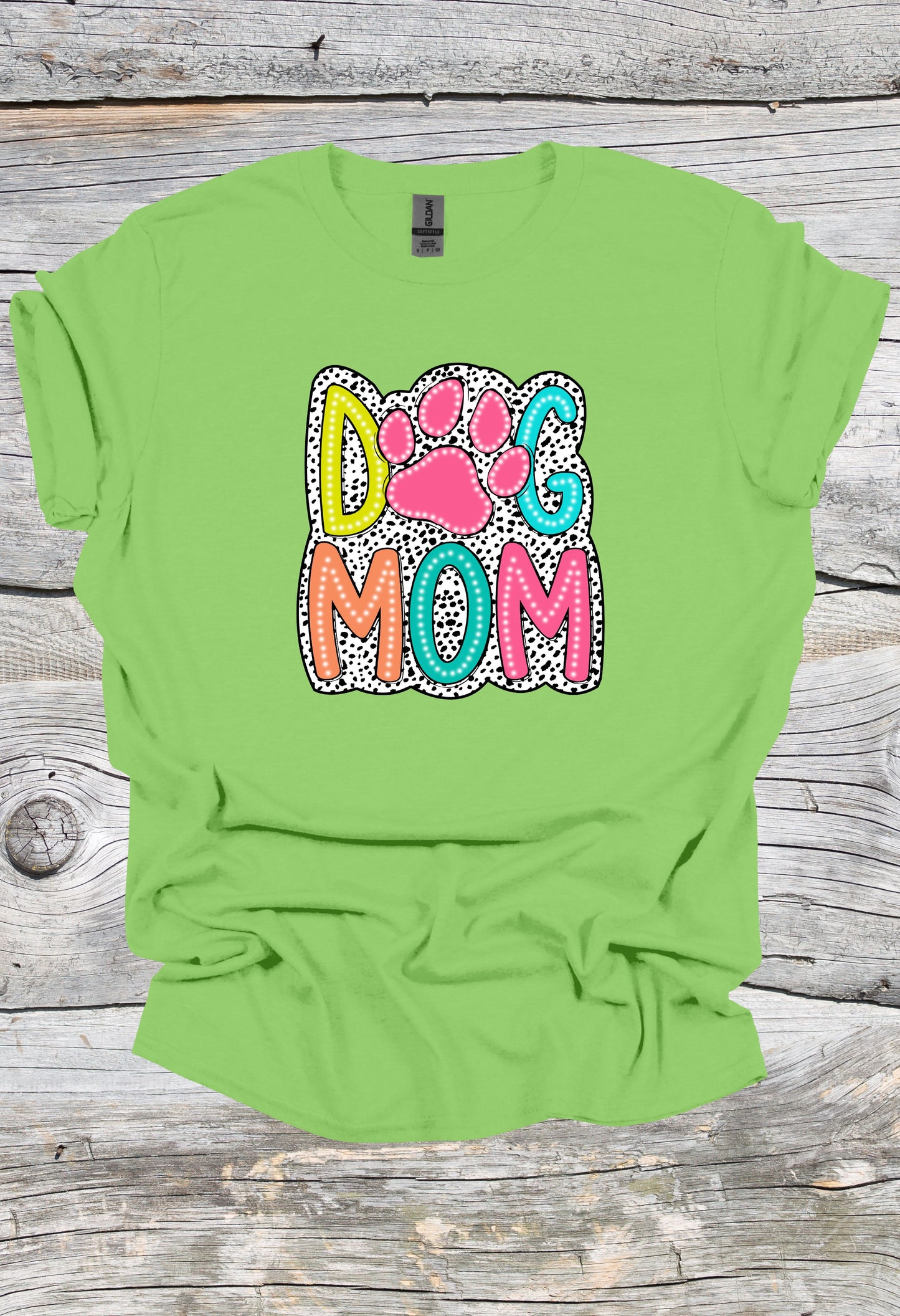 Dog Mom Dalmatian T Shirt