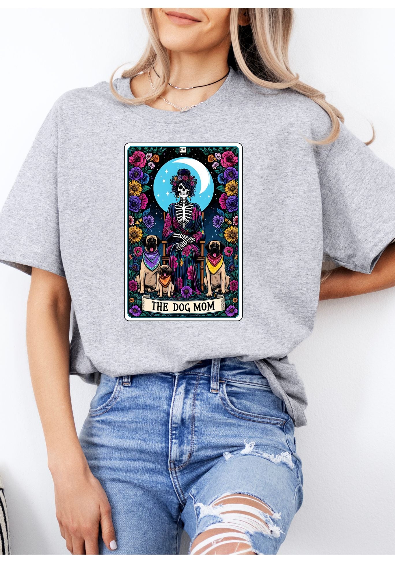 The Dog Mom Tarot Card T Shirt