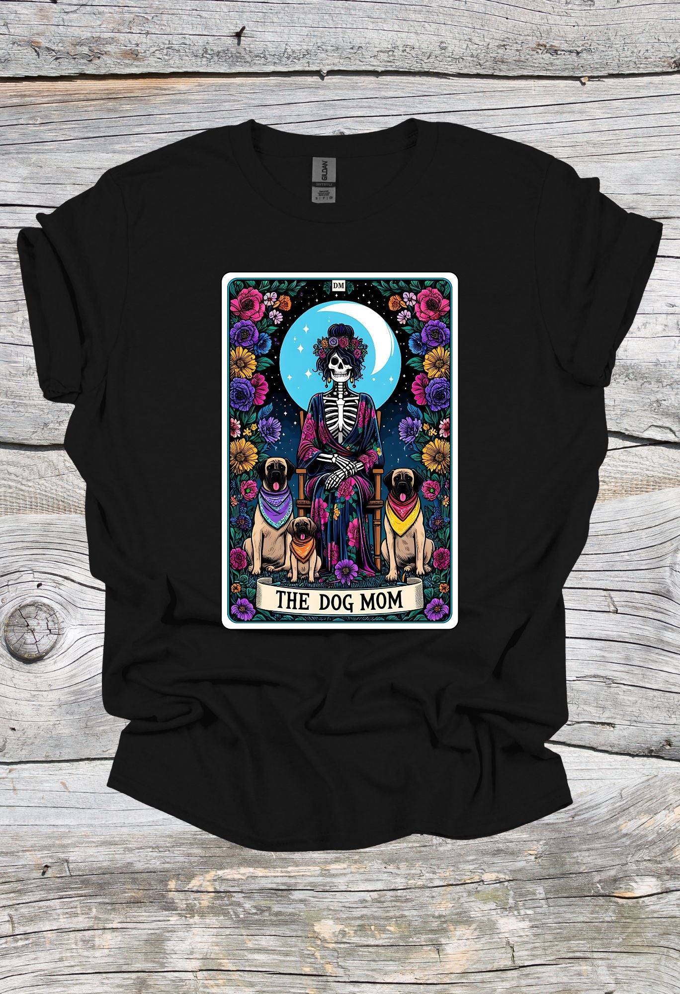 The Dog Mom Tarot Card T Shirt