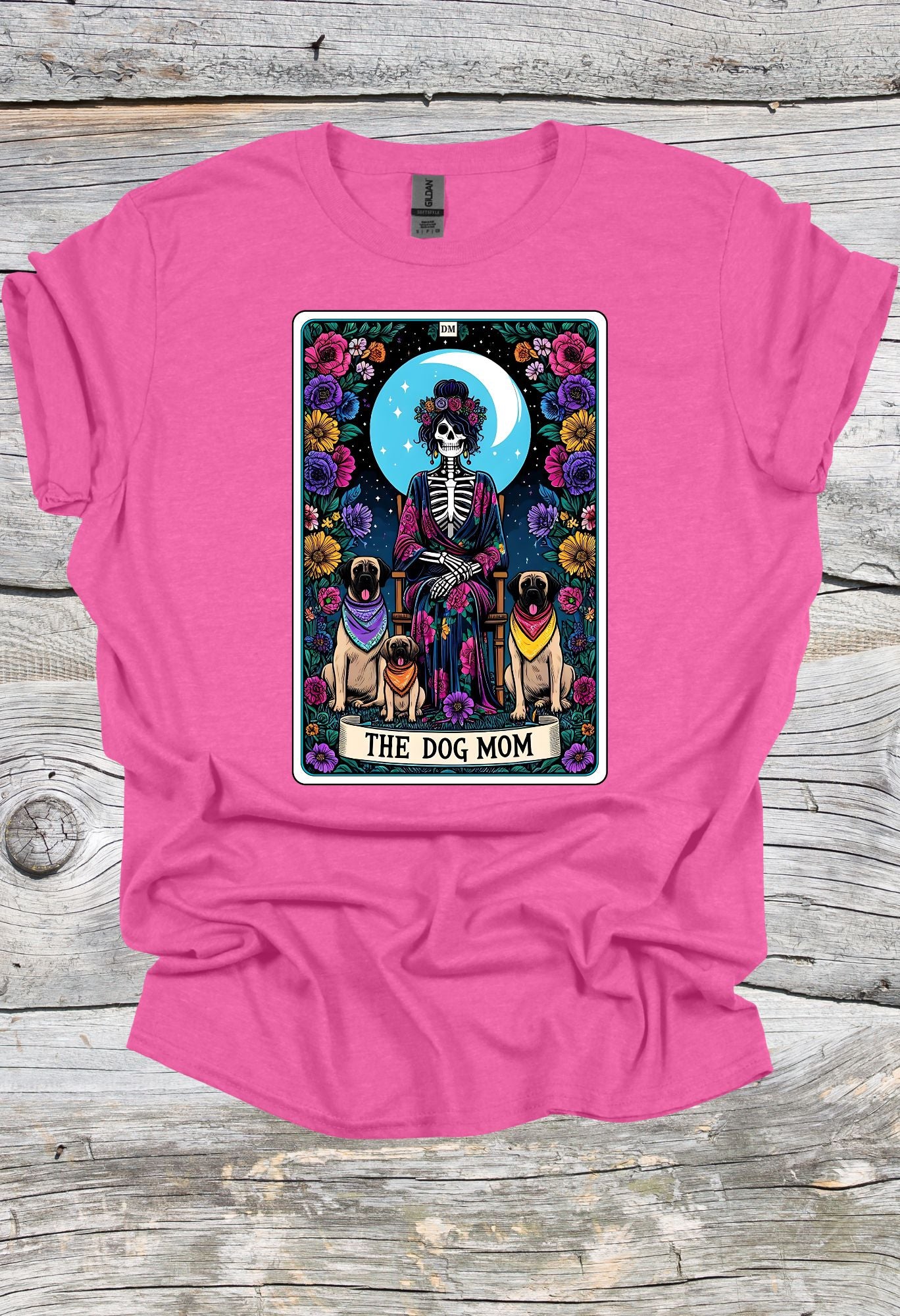 The Dog Mom Tarot Card T Shirt