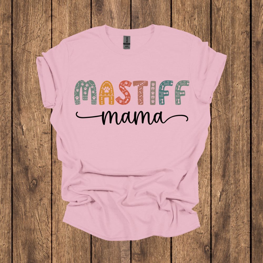 Mastiff Mama Design T Shirt