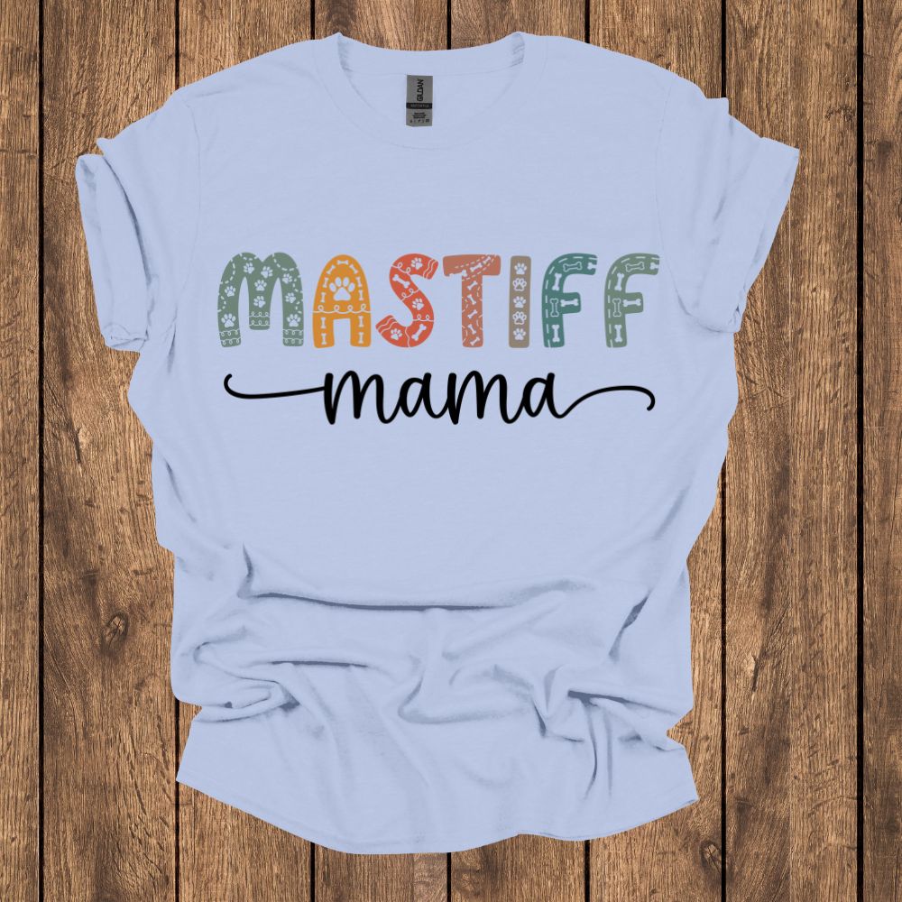 Mastiff Mama Design T Shirt