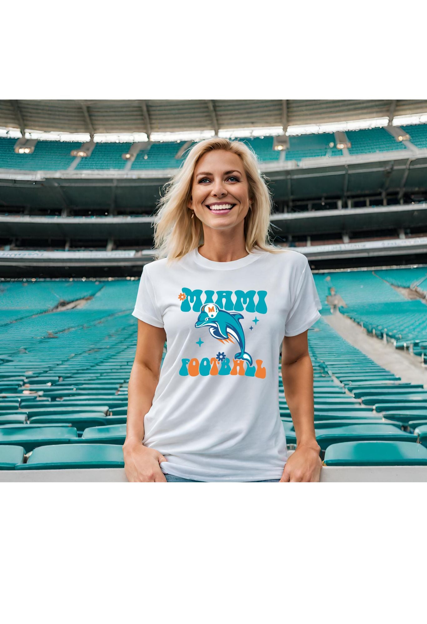 Miami Dolphins Retro Logo T Shirt/Sweatshirt