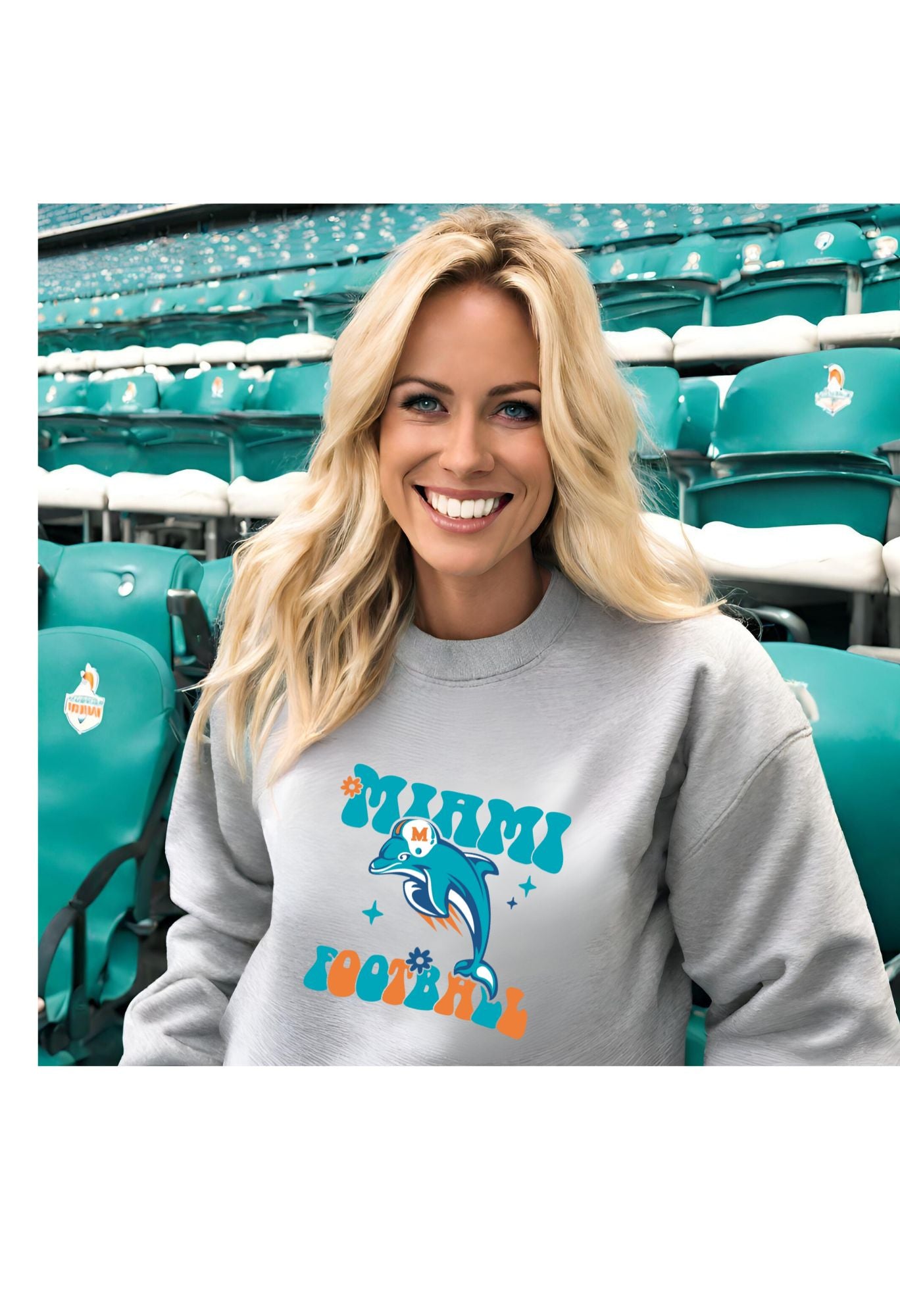 Miami Dolphins Retro Logo T Shirt/Sweatshirt