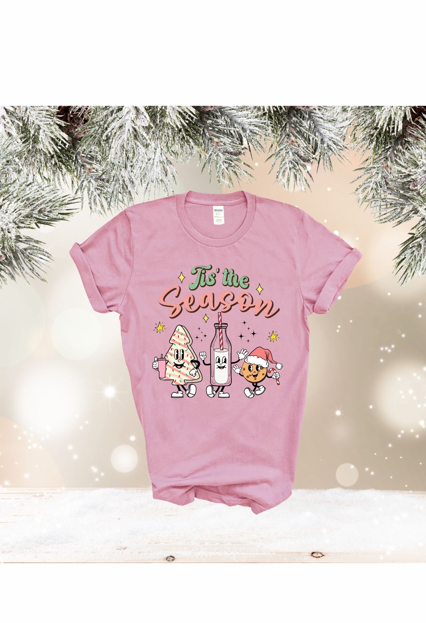 Tis The Season (tree,milk,cookie) T Shirt/Sweatshirt