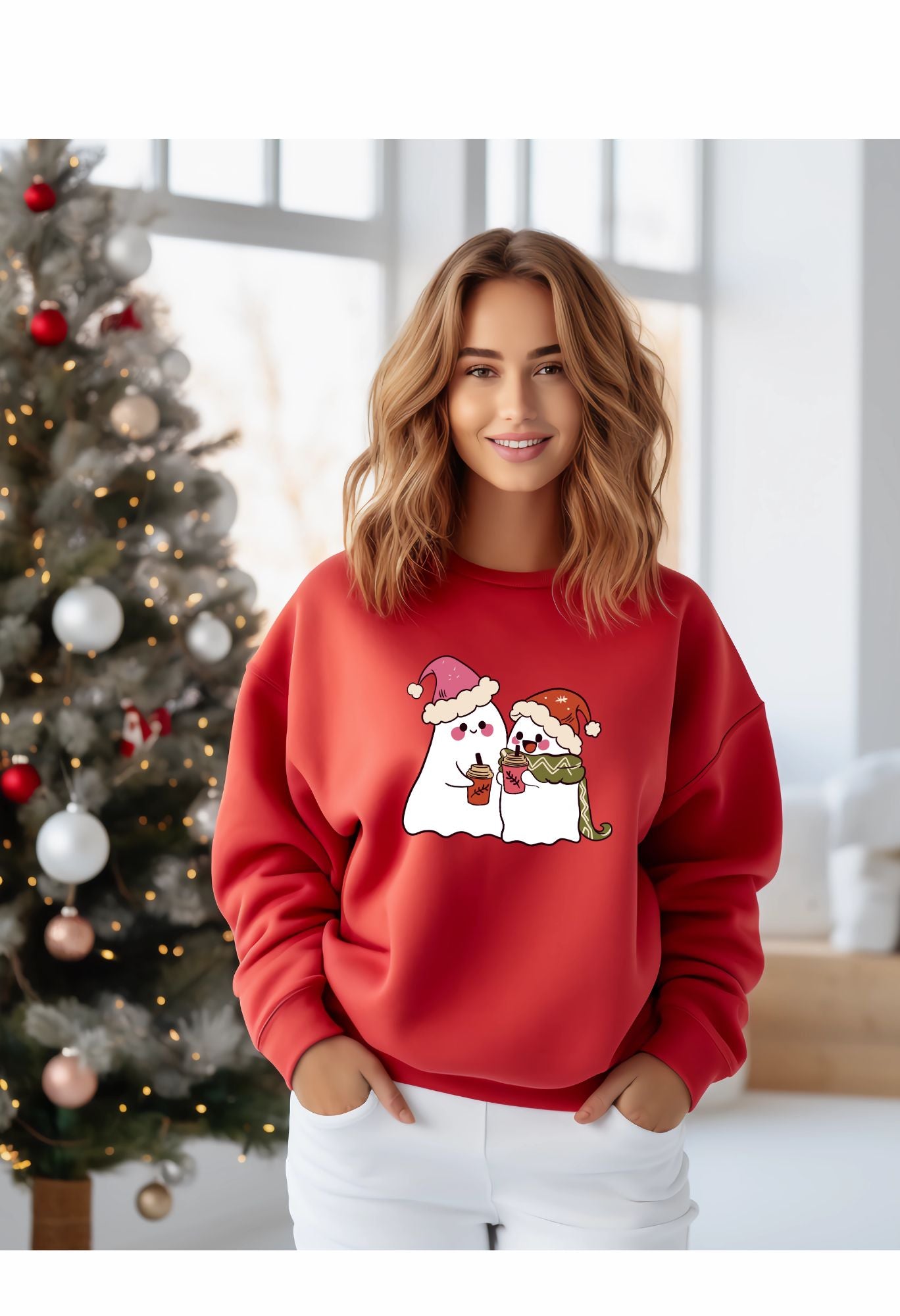 2 Christmas Ghosts T Shirt/Sweatshirt