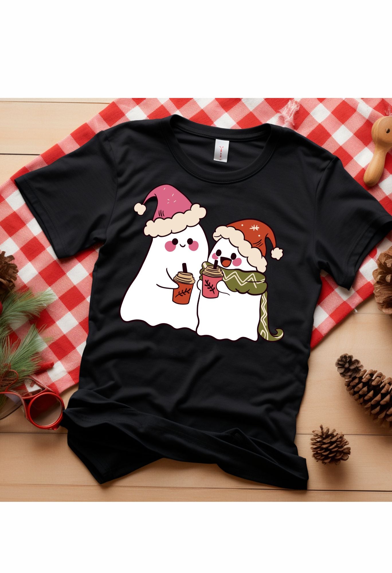 2 Christmas Ghosts T Shirt/Sweatshirt