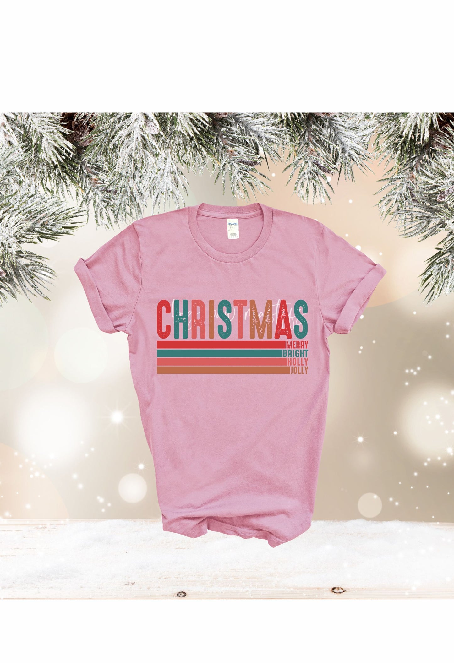 Christmas Merry, Bright, Holly, Jolly T Shirt/Sweatshirt