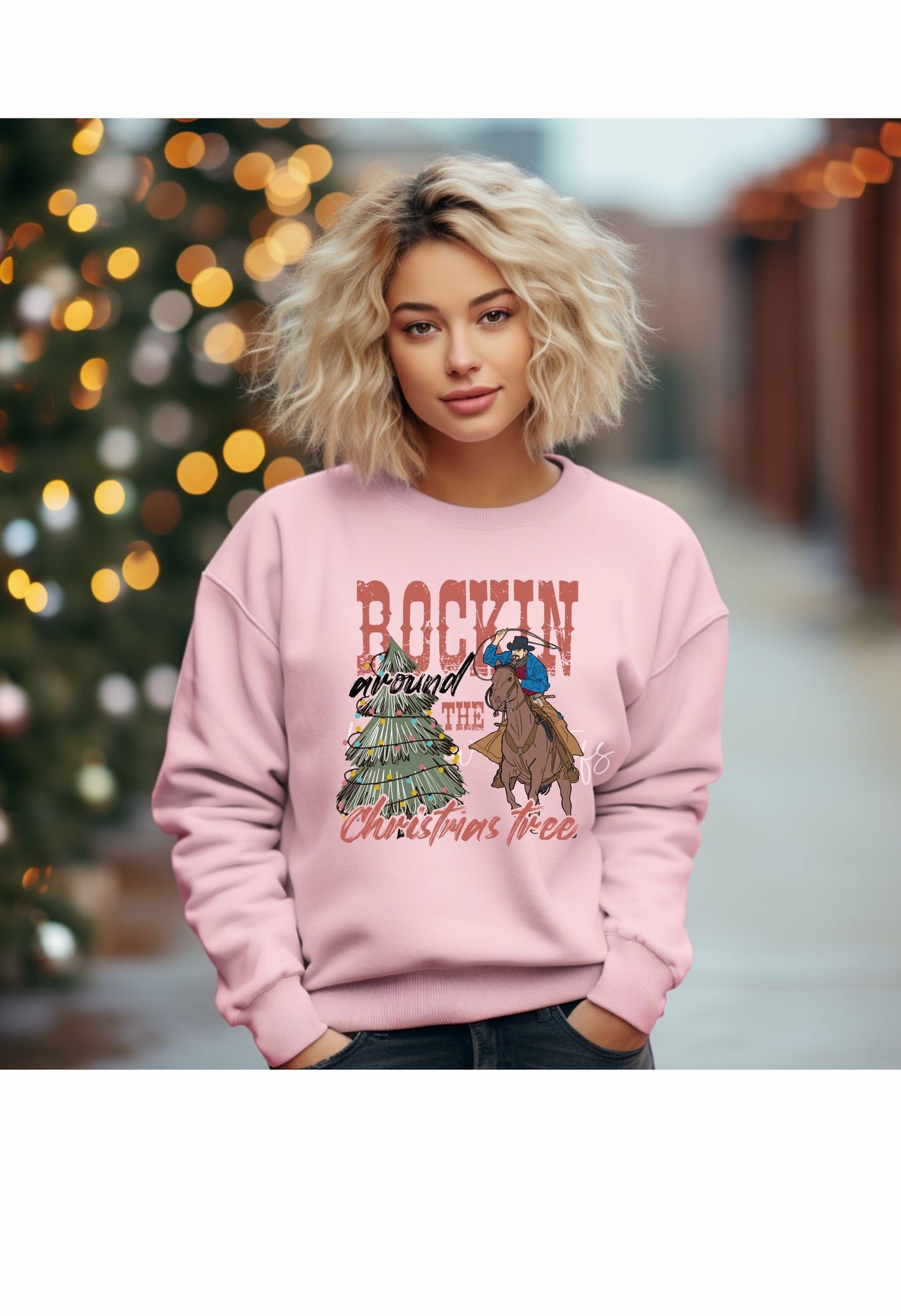 Rockin Around the Christmas Tree (Horse) T Shirt/Sweatshirt