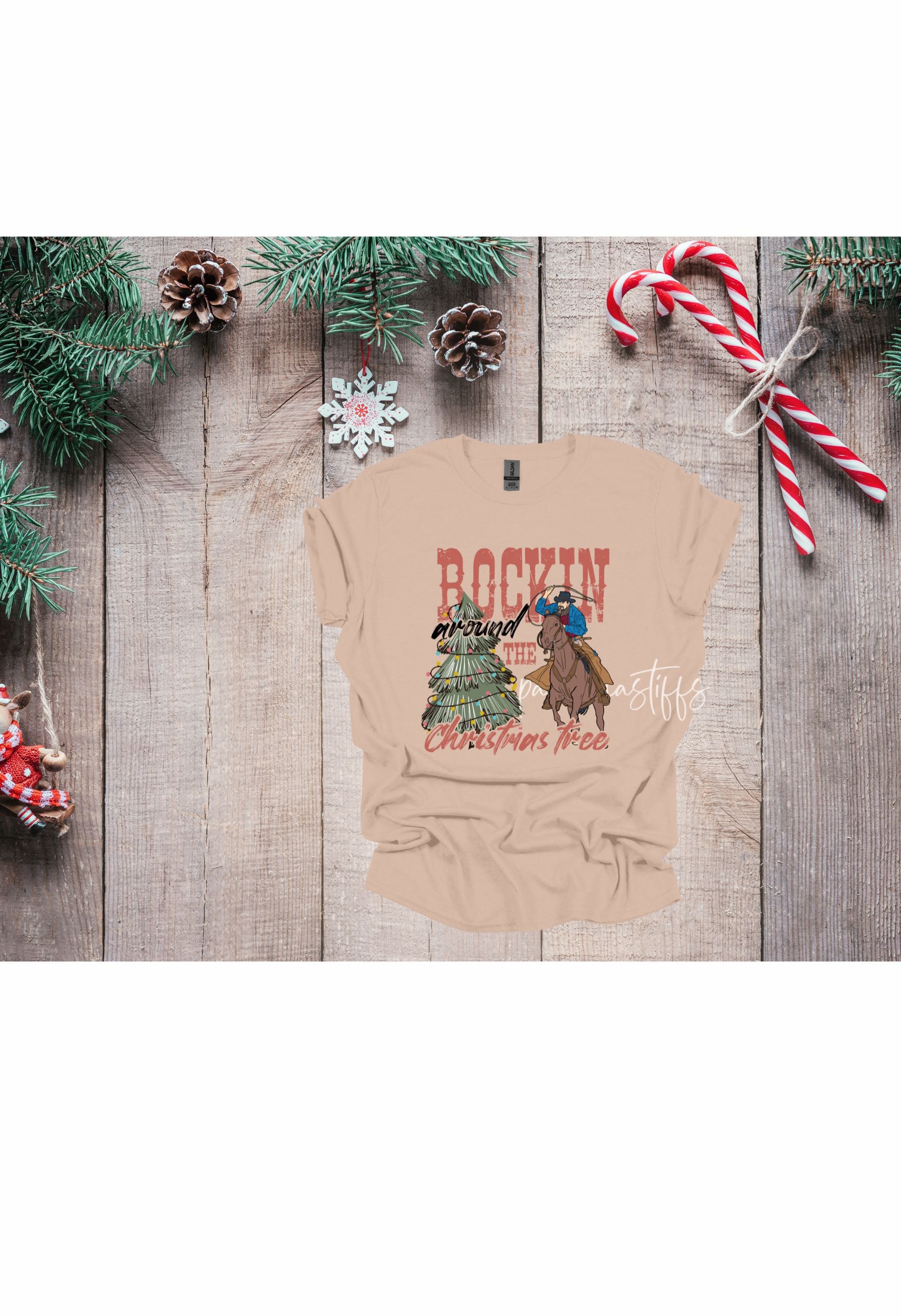 Rockin Around the Christmas Tree (Horse) T Shirt/Sweatshirt