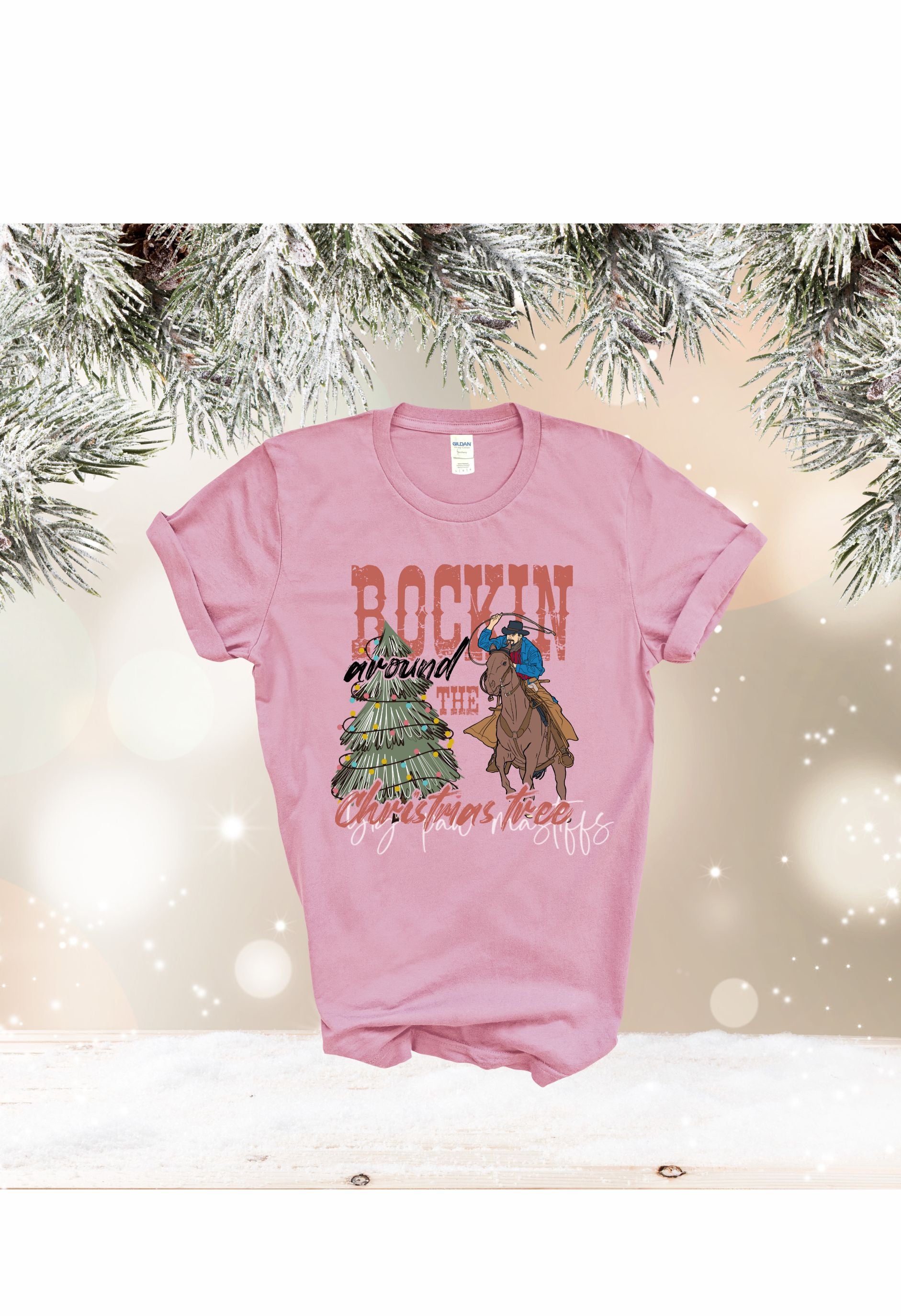 Rockin Around the Christmas Tree (Horse) T Shirt/Sweatshirt