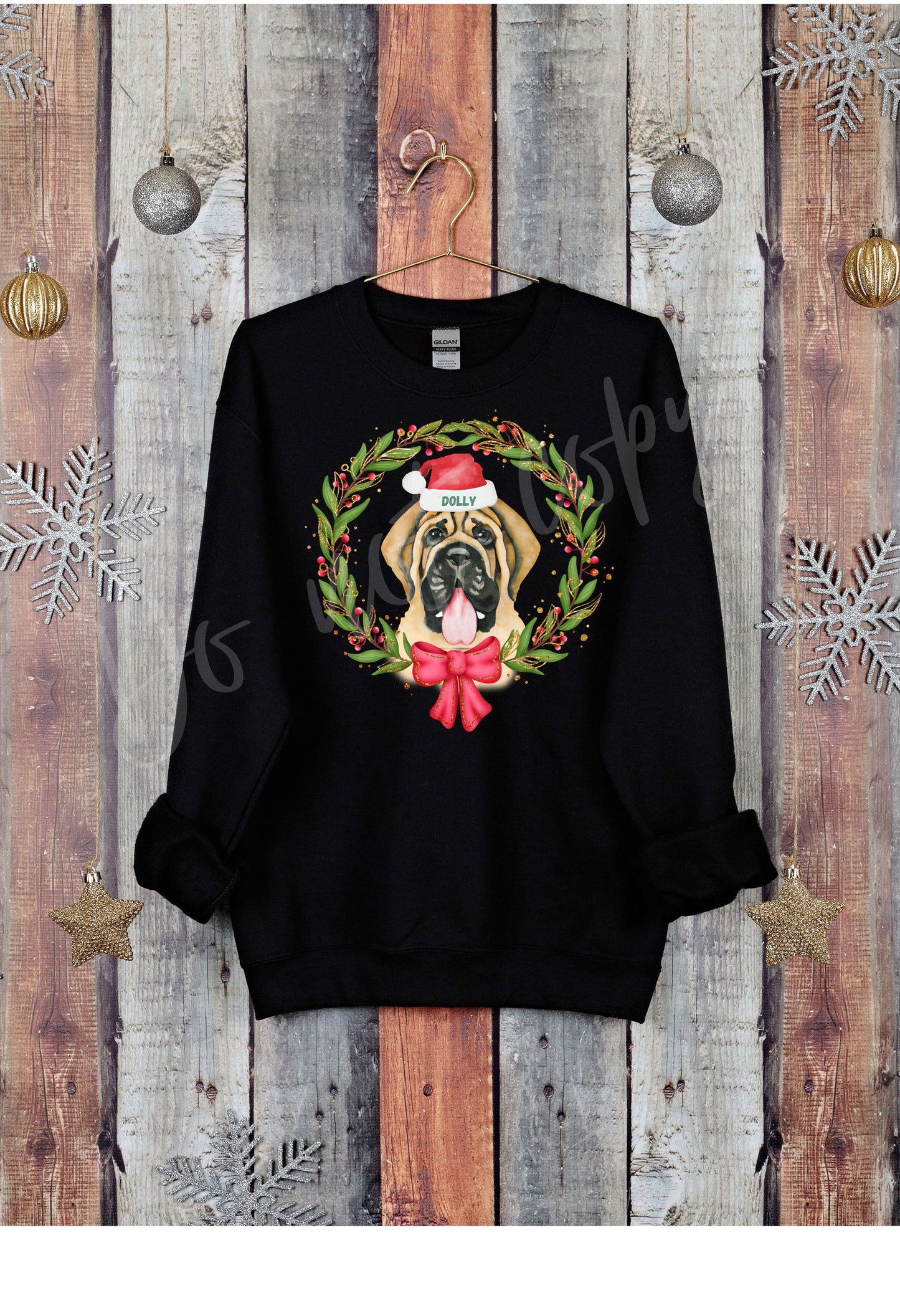 Mastiff Wreath T Shirt/Sweatshirt