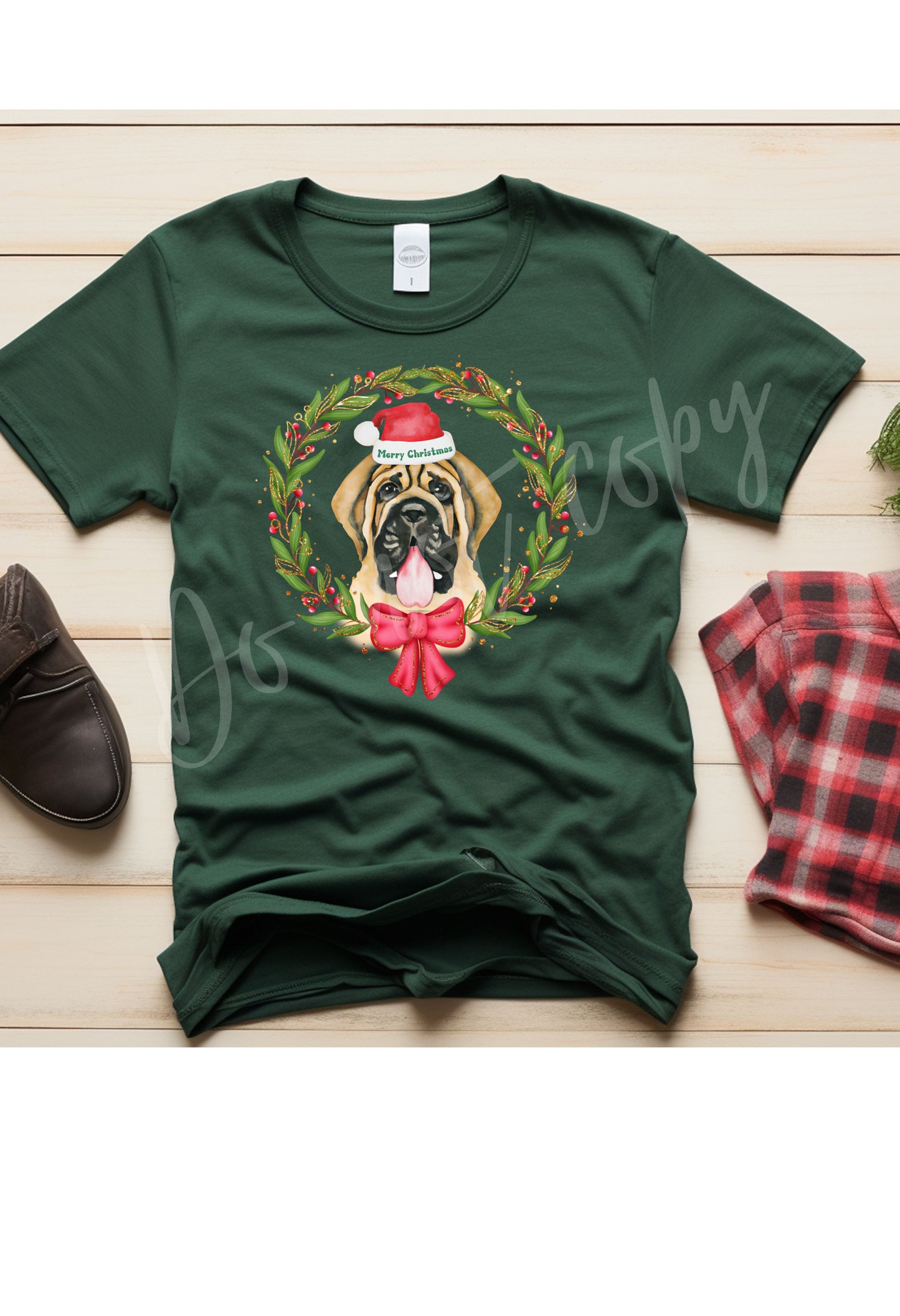 Mastiff Wreath T Shirt/Sweatshirt