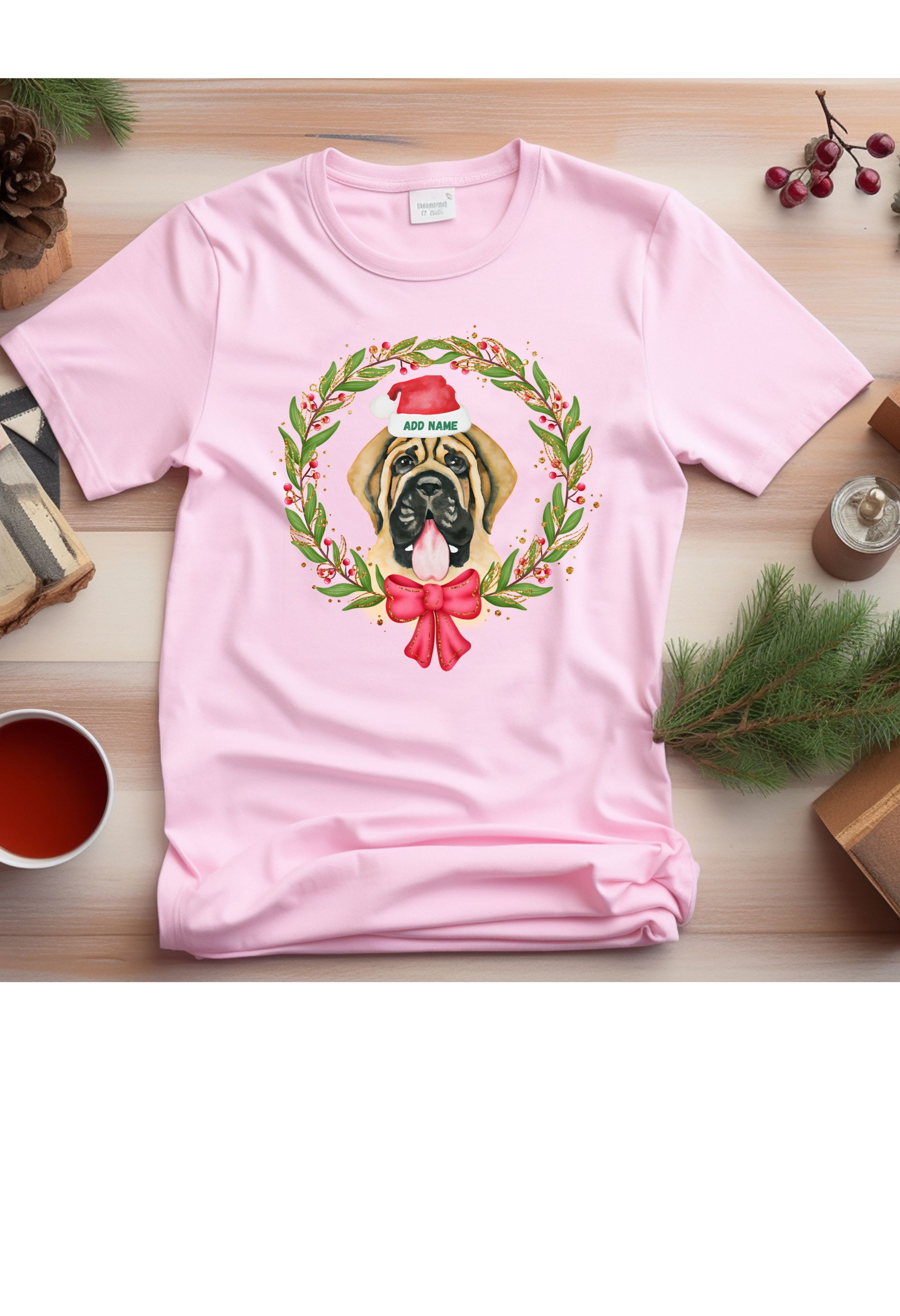 Mastiff Wreath T Shirt/Sweatshirt