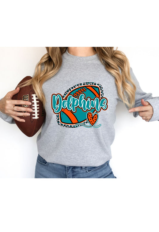 Dolphins Football T Shirt /Sweatshirt