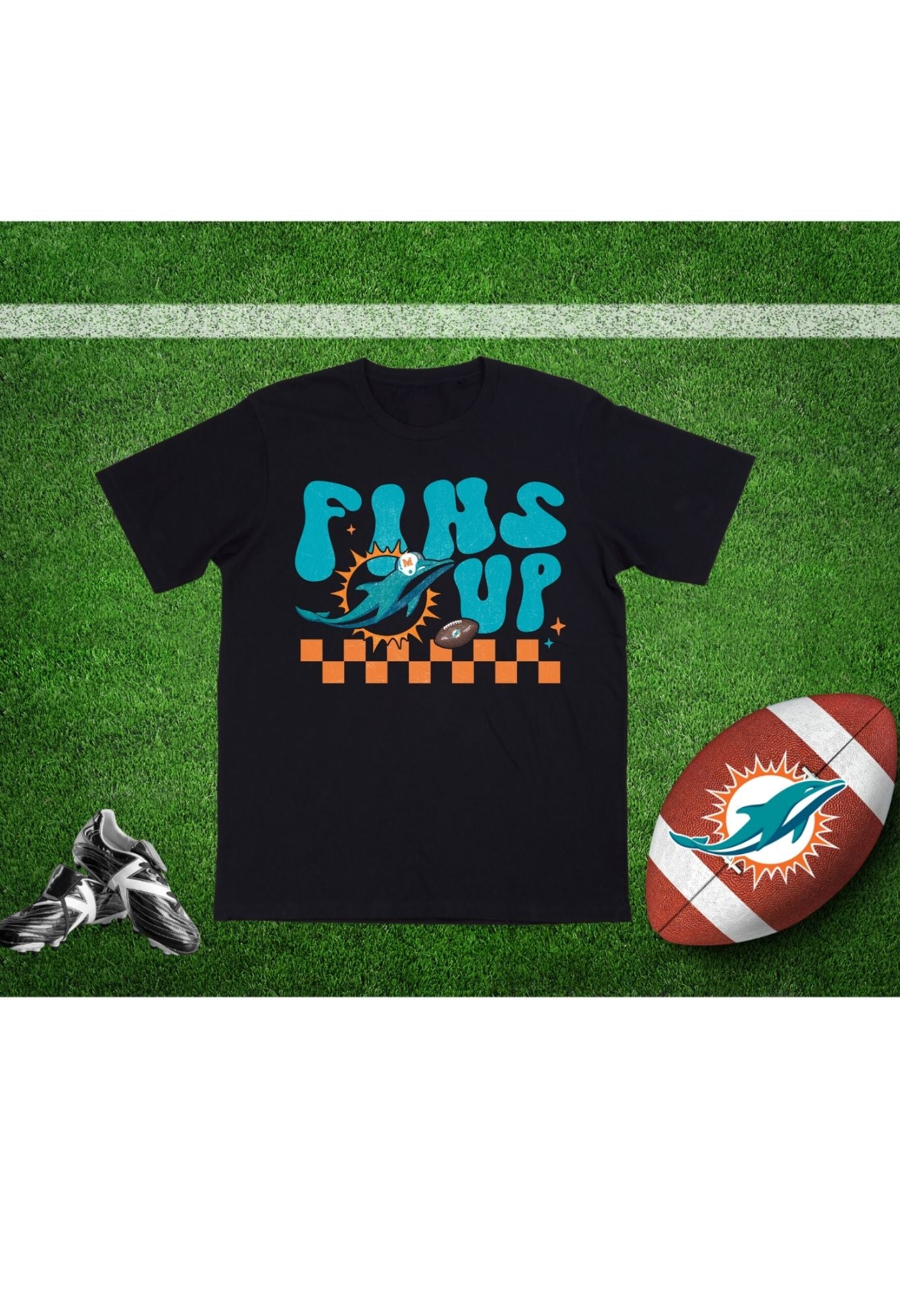 Fins Up Retro T Shirt /Sweatshirt