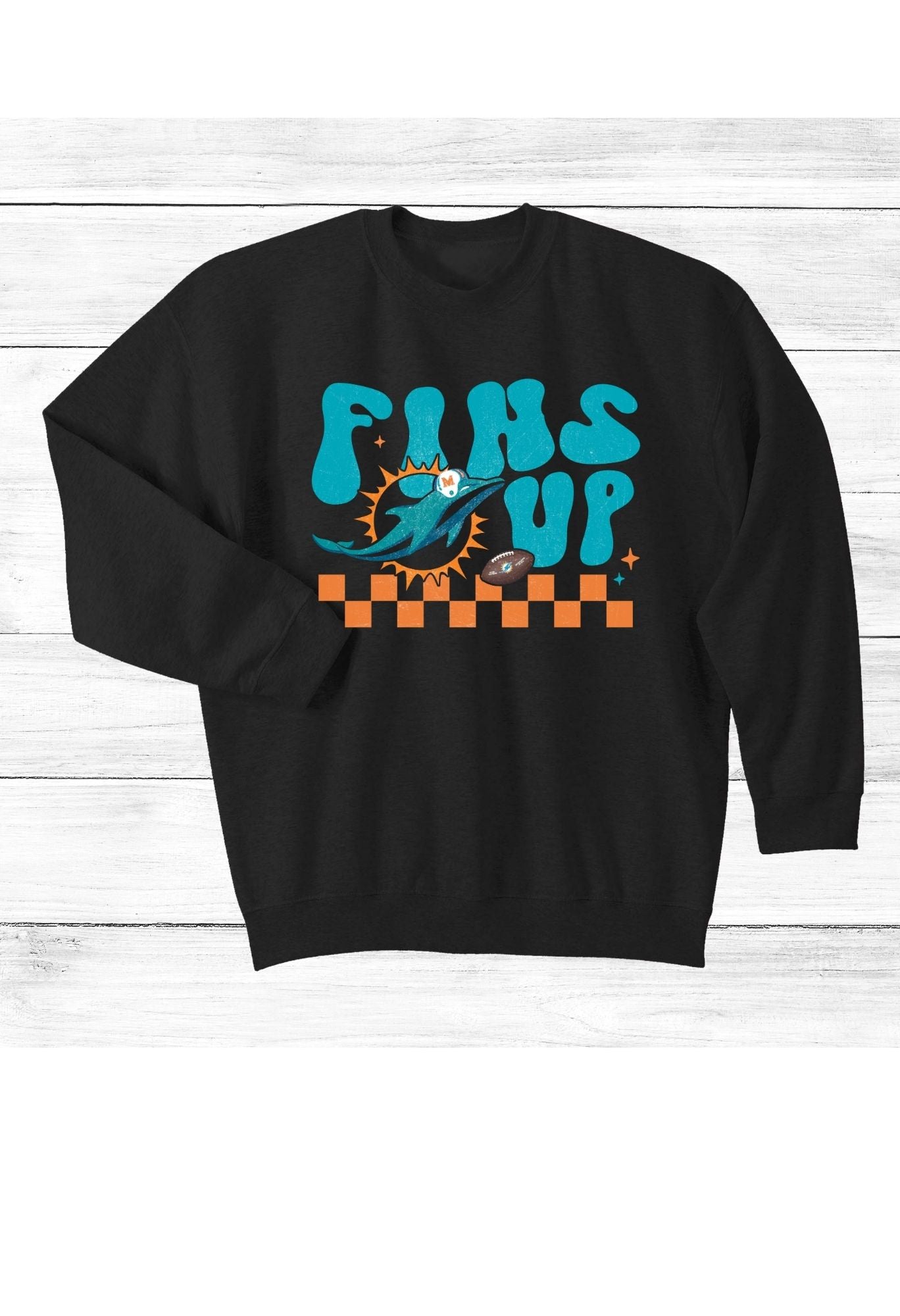 Fins Up Retro T Shirt /Sweatshirt