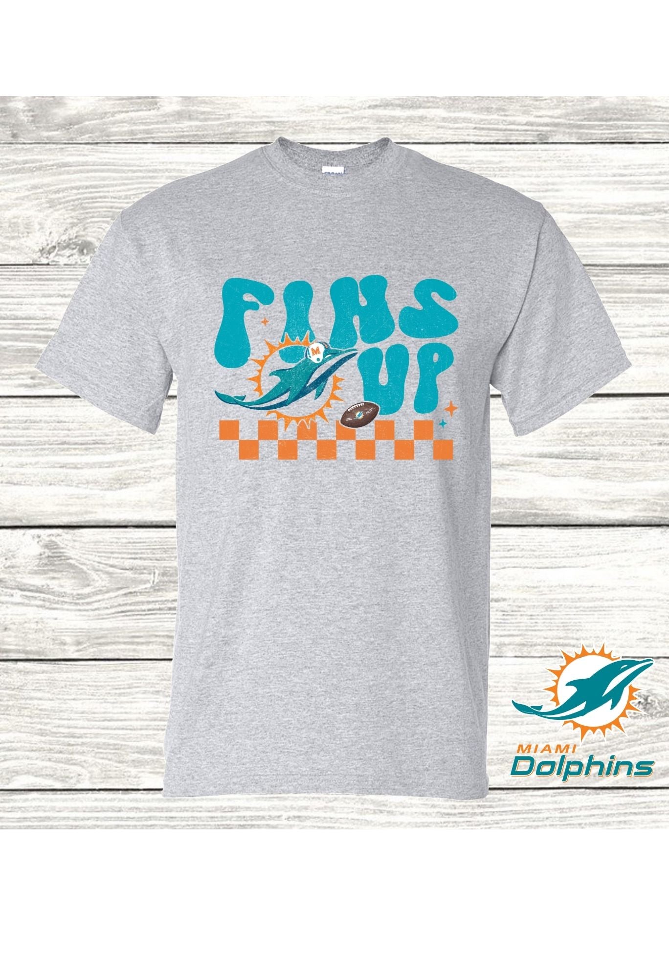 Fins Up Retro T Shirt /Sweatshirt