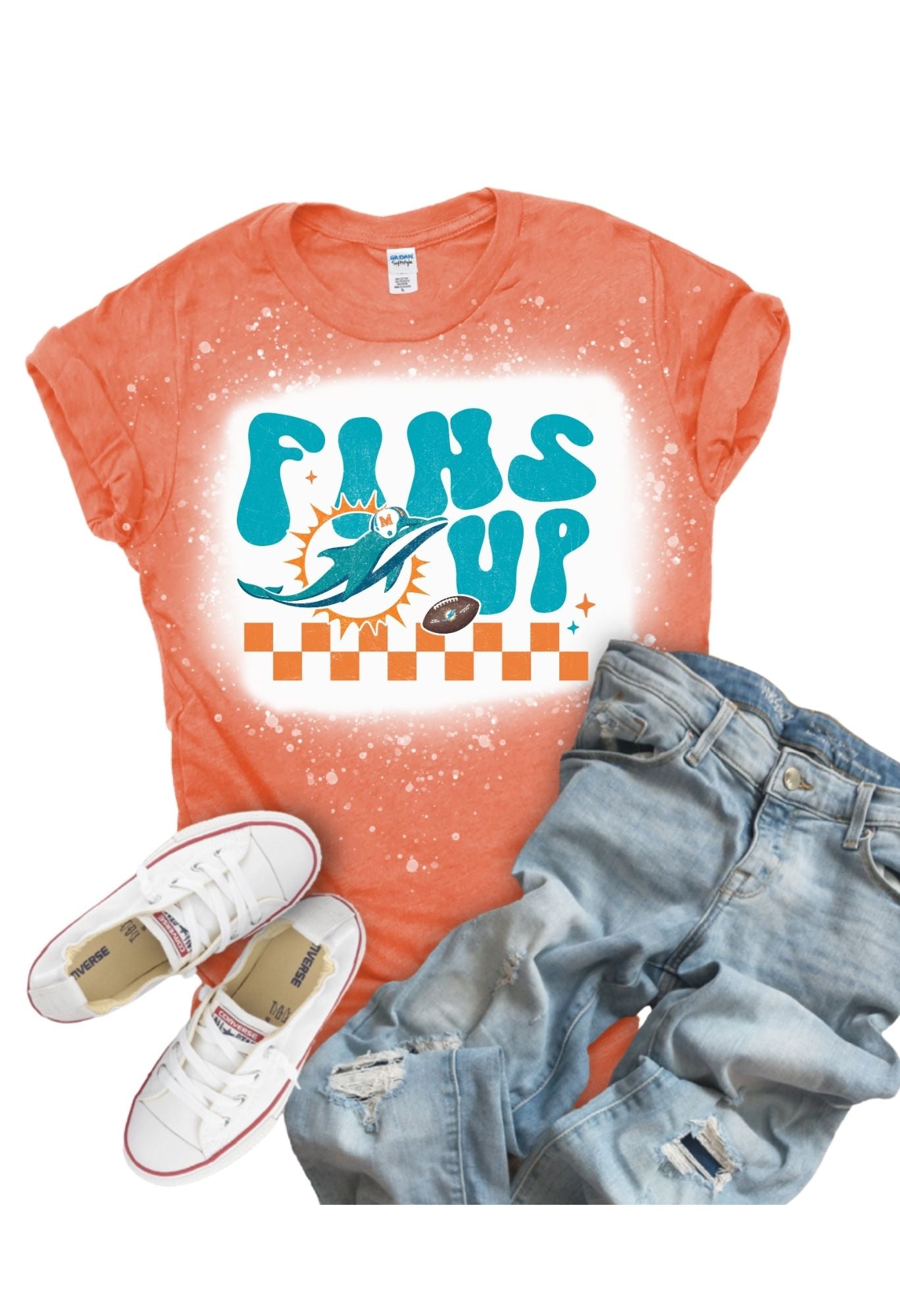 Fins Up Retro T Shirt /Sweatshirt