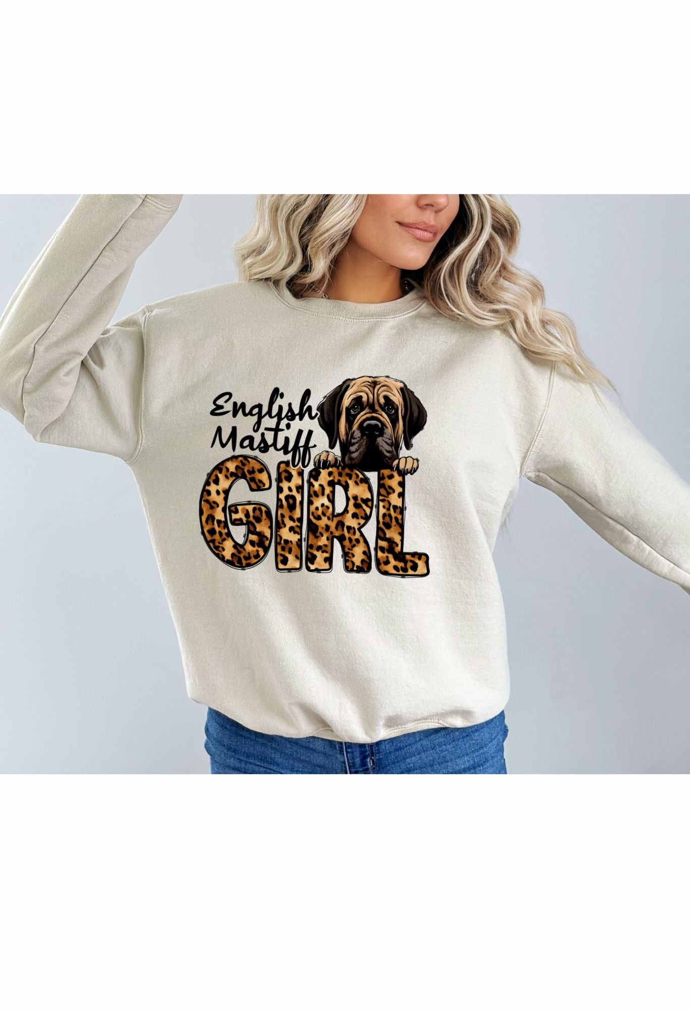 Mastiff Girl T Shirt/Sweatshirt