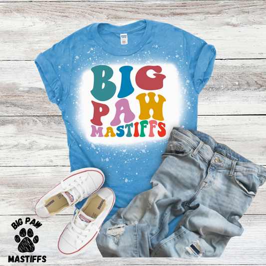 BPM (blue) Bleached T-Shirt