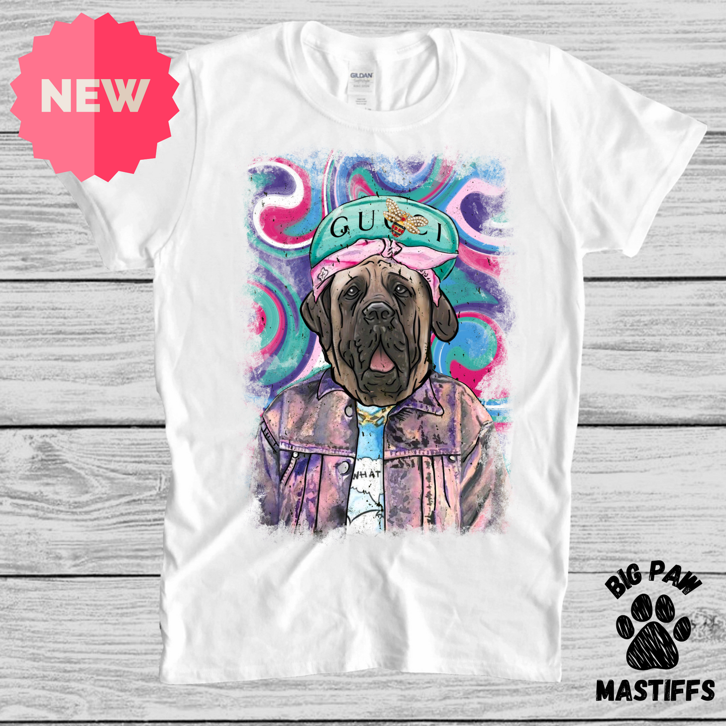 Mastiff Designer T-Shirt